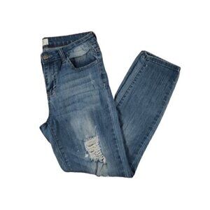 [Cello] Mid Rise Distressed Ankle Jeans - Size 5